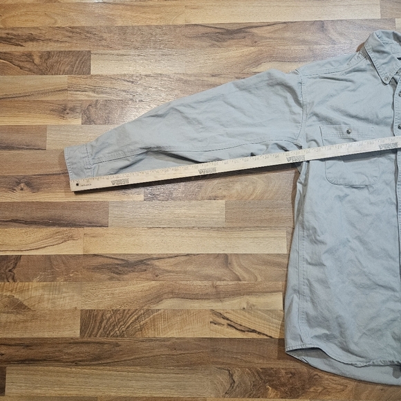 Wrangler Riggs Workwear Khaki Shirt Men’s XLT Tall - Picture 6 of 7